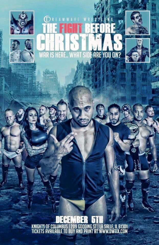 arikcannon's tweet photo. Saturday, December 5th
@DWWrestling
La Salle, IL
7pm
With @zahraschreiber at the helm, #DeepSix can't lose!
#FBC15 https://t.co/zWE1T0UFJF