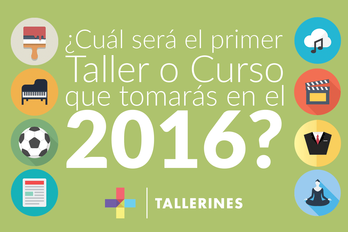 ¡Año nuevo, clases nuevas! ¿Qué quieres aprender este año? :)

#AñoNuevo
#2016