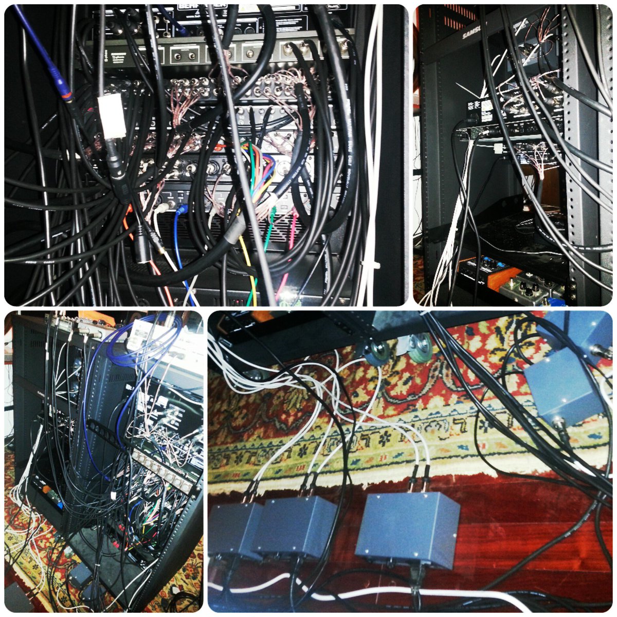 beat_creation's tweet photo. Renovando el estudio, cables y más cables 😊 se vienen los chiches nuevos analógico 100% q te parece @S_montini https://t.co/G1HWshetqj