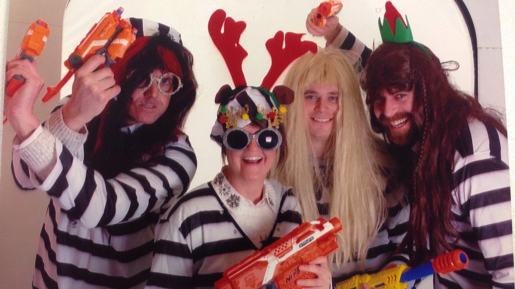 The things we get up to at work....!!!! Can't wait for the 'premier'!! #TescoAlone <a href="/hastings1986/">Mark Hastings</a>