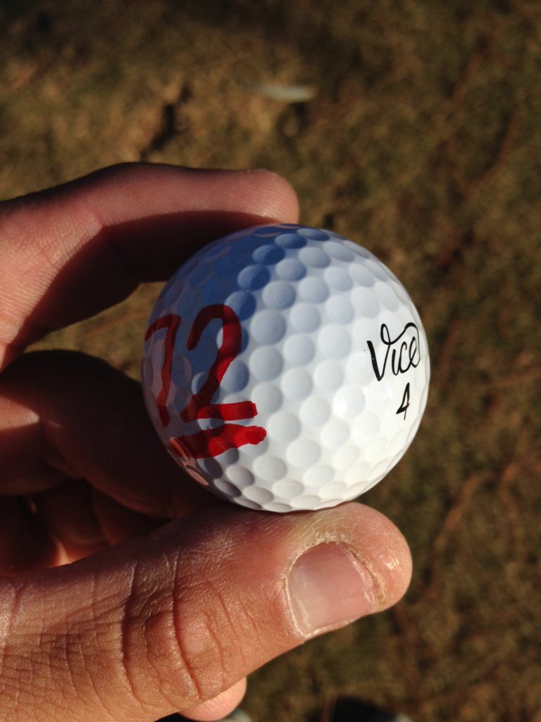sub72golf's tweet photo. @VICE_GOLF such a great ball!! Reppin' in Arkansas #Sub72 https://t.co/bBCG85t49g