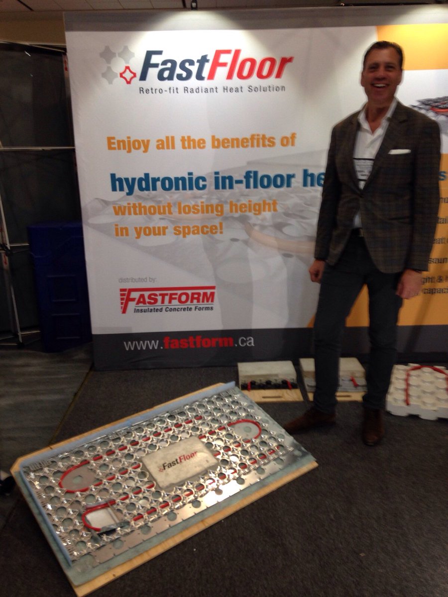 NLinToronto's tweet photo. Need warm feet? Last chance to check out the @FastformICF #FastFloor booth (#31) #TheBuildingsShow @ConstructCanada https://t.co/ETYh43lHgl