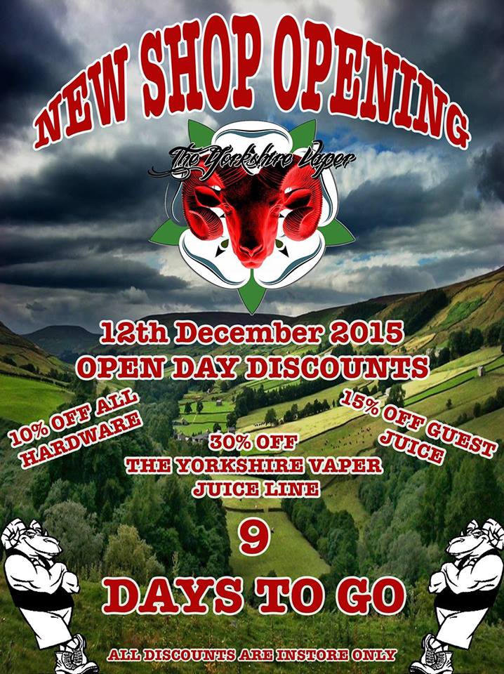 DAMONFX_'s tweet photo. The Yorkshire Vaper To Open Bricks And Mortar Store
https://t.co/LkfGQ2BHyu
#TheYorkshireVaper Vs #TheGrumpyVaper https://t.co/Ozjr8ljfVa