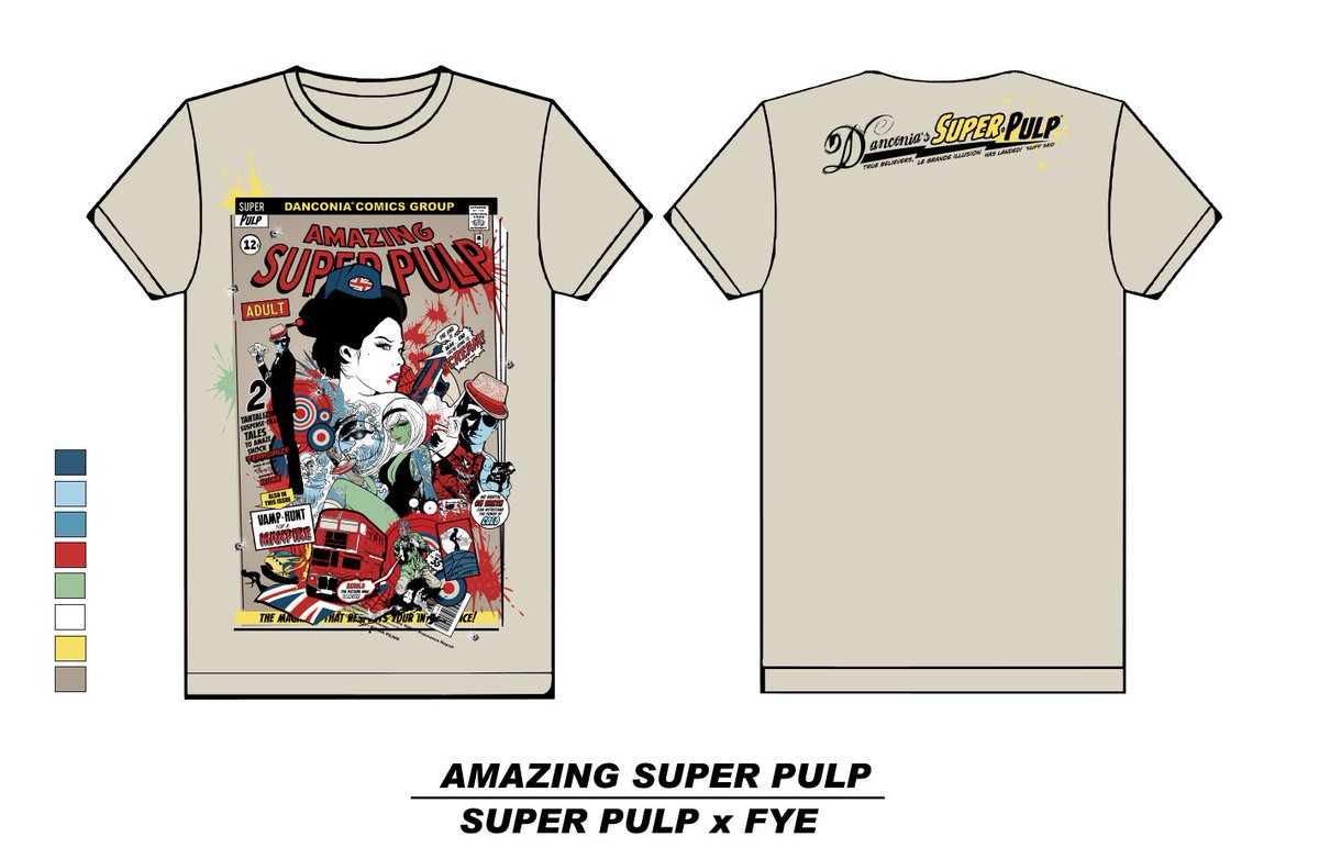 officialfye's tweet photo. This weekend is the Official Launch of @SeanDanconia's #SuperPulp at @officialfye at the Shops at #Montebello! https://t.co/oneYMagH8e