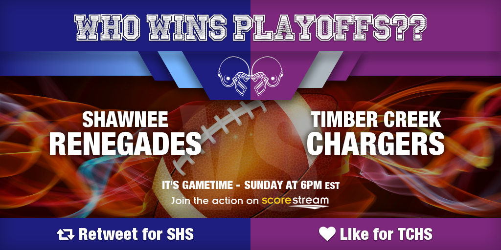 MicheleSStream's tweet photo. Who wins??
Retweet for Shawnee (@SHSRenegades)
Like for Timber Creek
Get the app 🏈 https://t.co/Qw4B57gEUU https://t.co/oUA2HYogGw