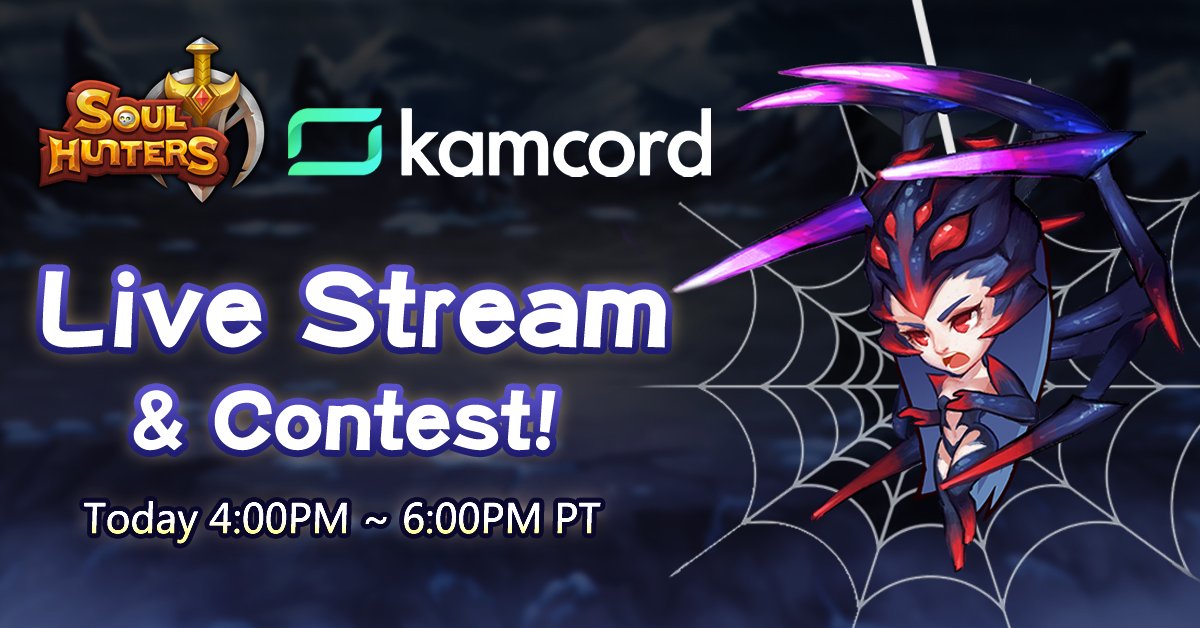 HuntersGlobal's tweet photo. Join us today from 4:00pm - 6:00pm PT for our Kamcord Live Stream Event and Contest! https://t.co/VrNeP3fcGU https://t.co/VMjiiOKVH2