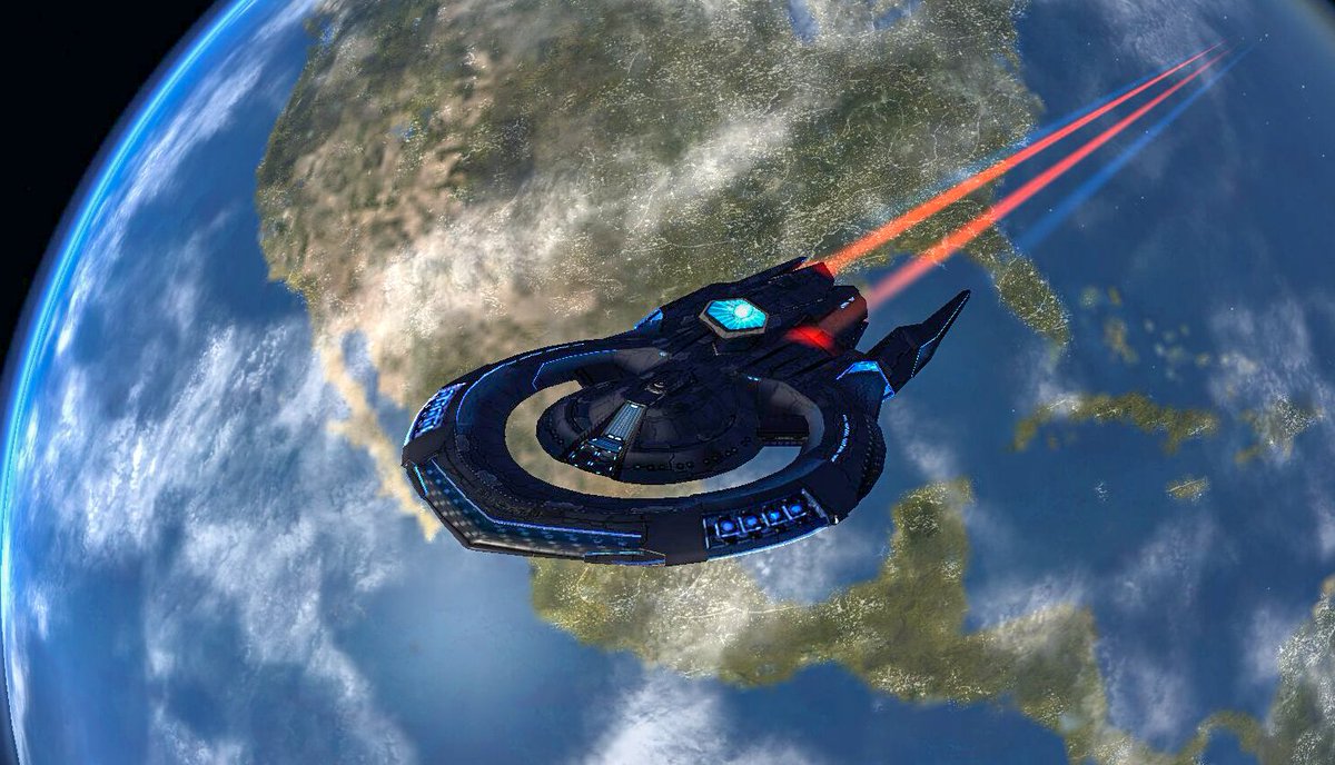 rodsager's tweet photo. #STO Ship of the Day This is a cool ship that few fly #Scryer Intel https://t.co/v5PF9PgZPE