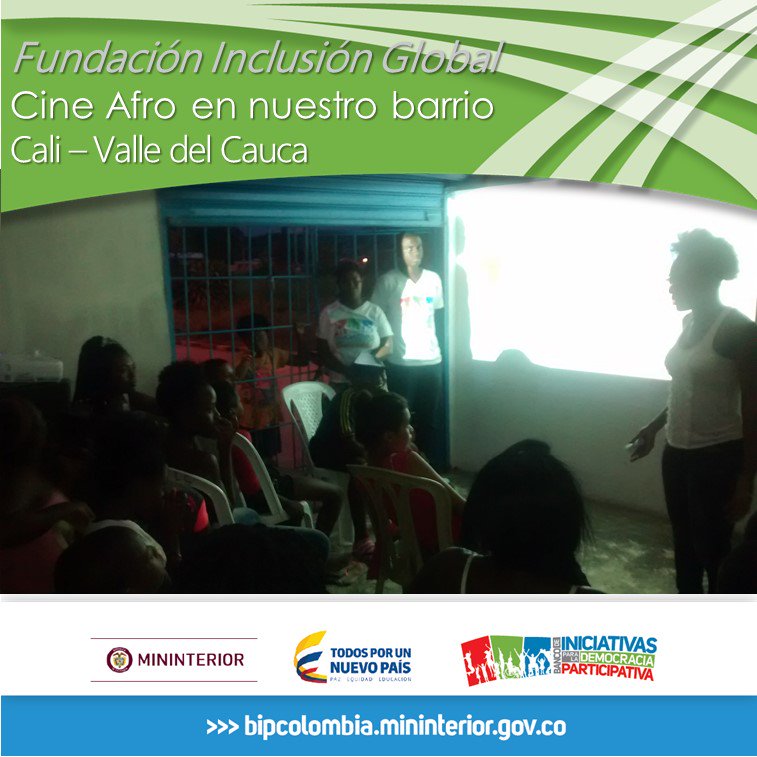 BIPColombia's tweet photo. La Fundación Inclusión Global nos comparte su maravillosa experiencia de cine foro en la Ciudad de Cali. https://t.co/eSisRvV54V