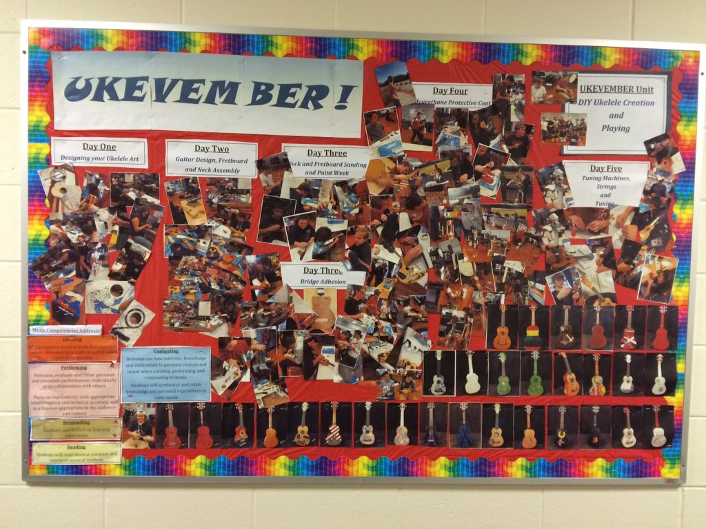 heidiwelch13's tweet photo. All done! UKEVEMBER rocks...now to learn to play them! #HDHSPride #nafme #nhmea #ukevember https://t.co/JgHSAtCYj9