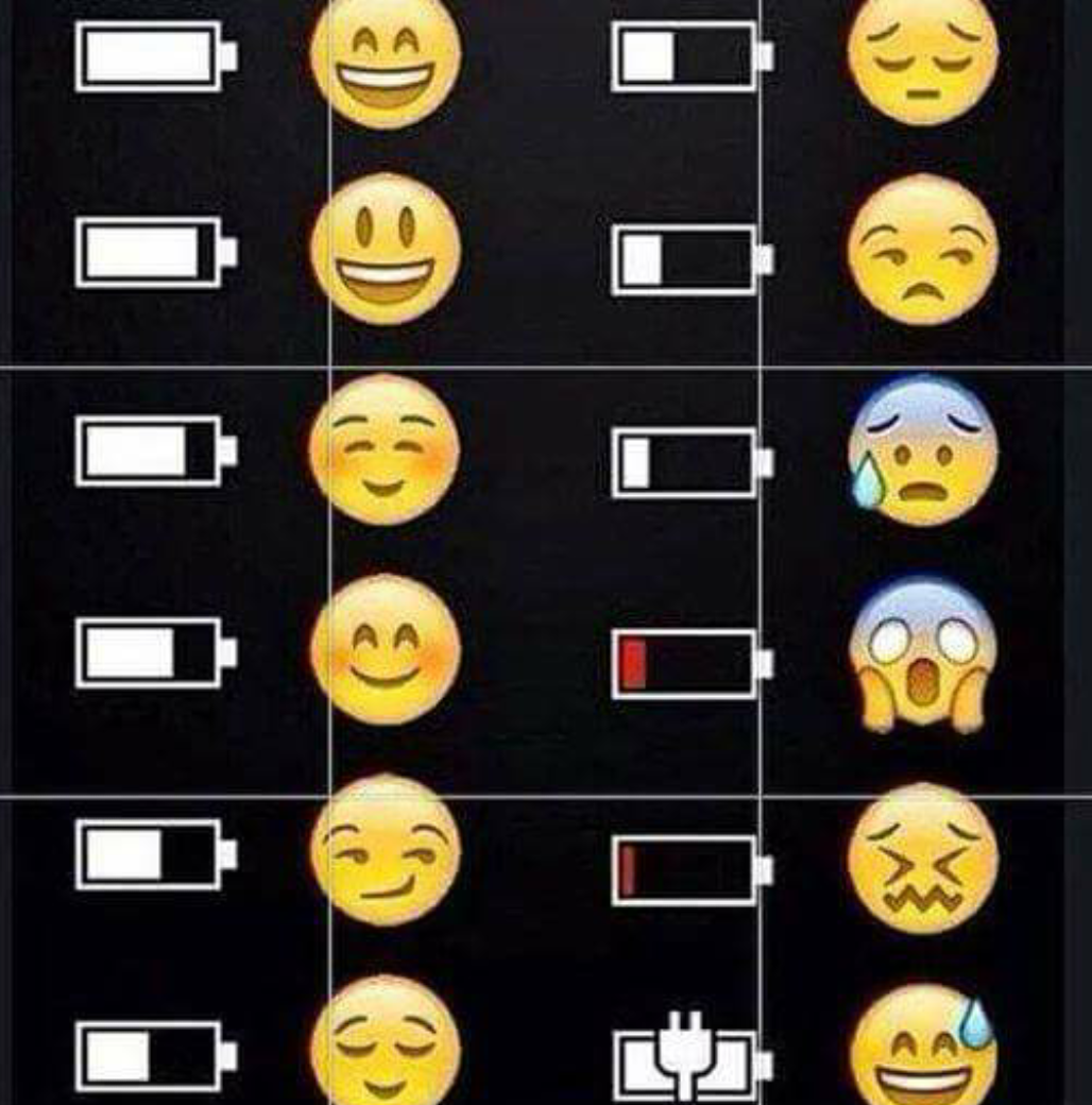 policia's tweet photo. Que tu estado de ánimo no esté en función del nivel de batería de tu #smartphone. Aprovecha para #desengancharte https://t.co/T0bPXO5wwj