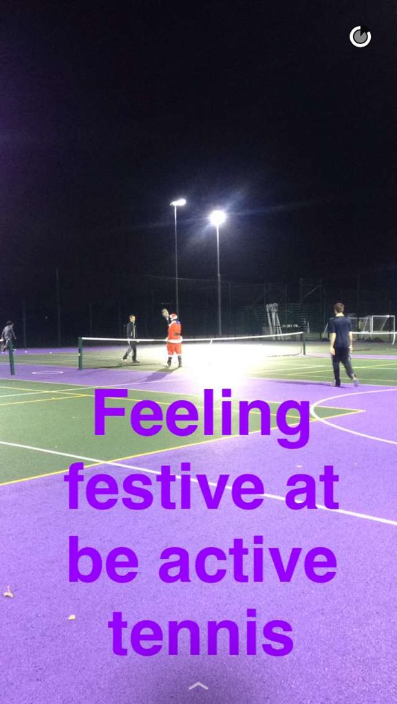#tennis #festivities #santa