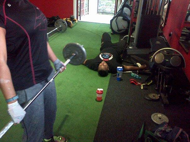 judypadayachee's tweet image. @BOS #BossSport enjoying my workout