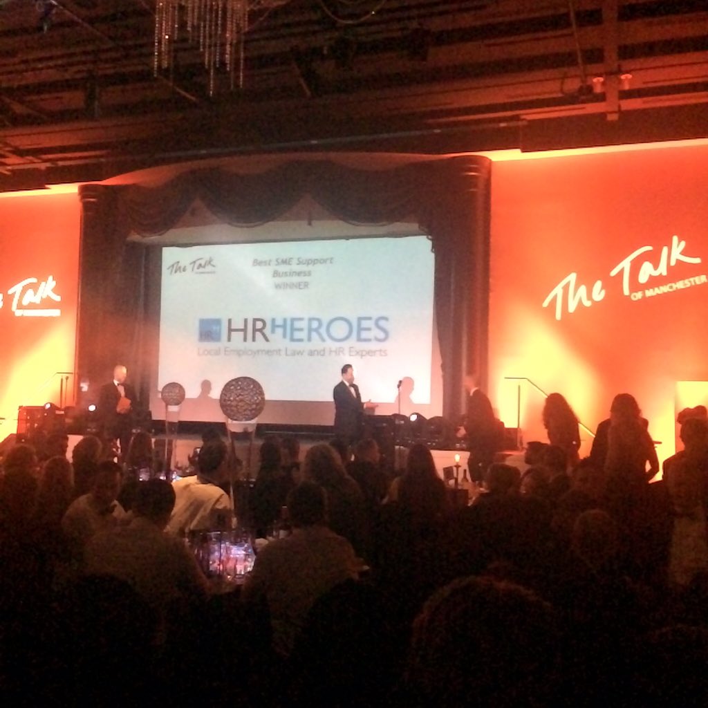 HR_Heroes's tweet photo. We won! A huge thank you to everyone that voted for us. #theTOMs #BestSMEsupport https://t.co/c5wu227ry2