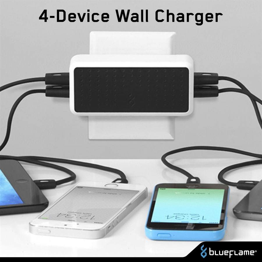 BlueFlameGearLT's tweet photo. El 4-Device Wall Charger es muy funcional y tiene puertos USB inteligentes. https://t.co/4W53ibll71