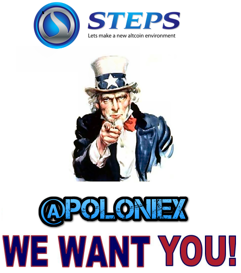 henryzzzit's tweet photo. @poloniex we want to trade $steps on your exchange! #stepscoin #bitcoin #altcoin #poloniex #btc #crypto #fintech #RT https://t.co/WTWkLxmKRV