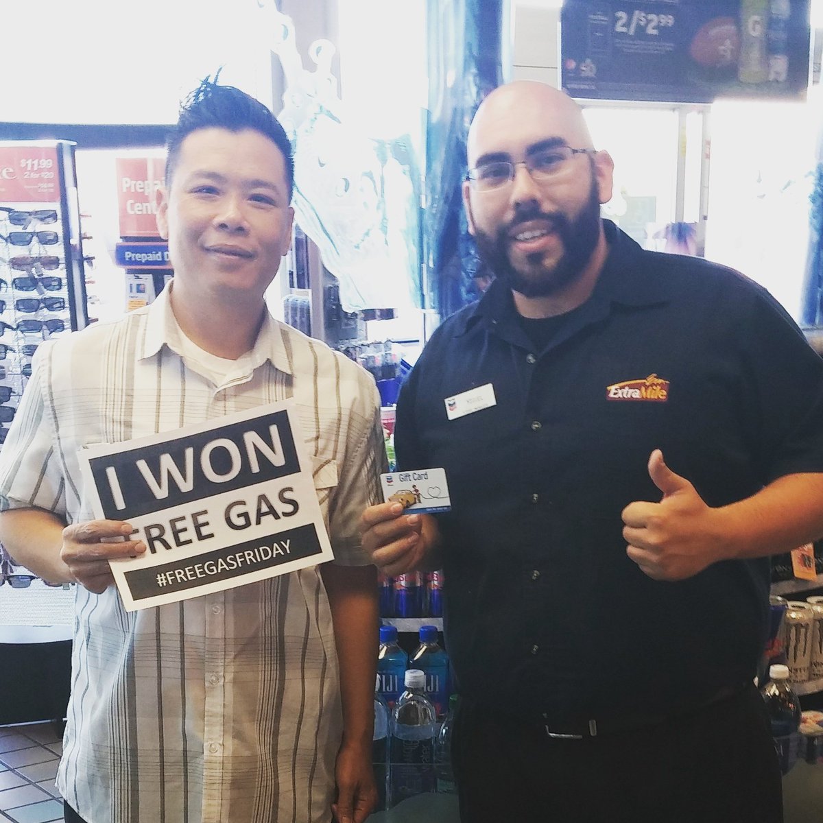PacificAveChev's tweet photo. Congrats Tito! He is one of our #FreeGasFriday #winners. Thanks for being our customer! https://t.co/tRNpIIuvCC
