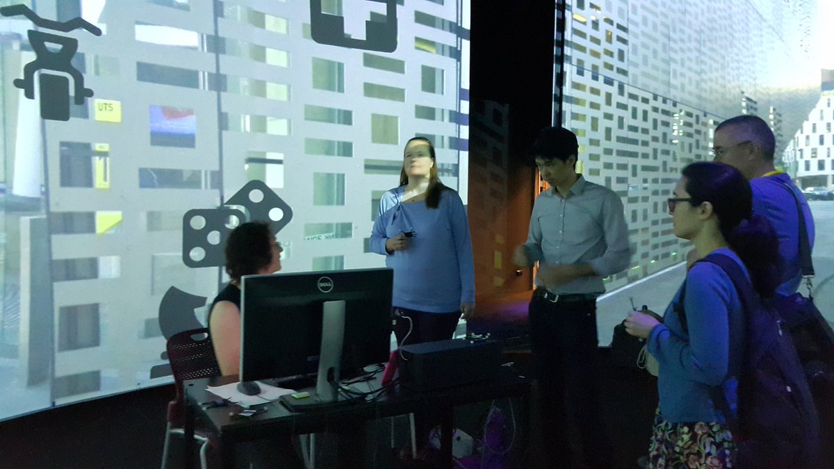 uts_mdsi's tweet photo. Off and running in #UTSDataArena #uts_fos sandpit w @michela :we have a platform, process and playtime https://t.co/IhnTlmNjQO