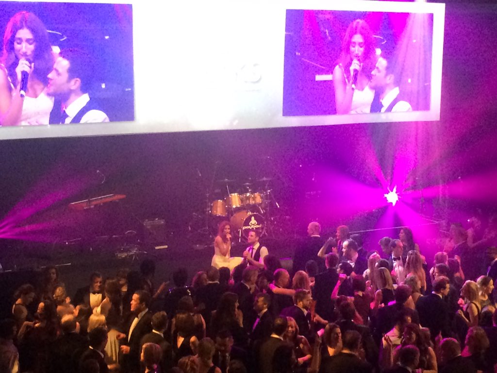 Natasha_Stacey's tweet photo. @StaceySolomon being a total babe at the #Sparks #WinterBall @UltimateExp #bringonthemerry https://t.co/1cSjANVUAn