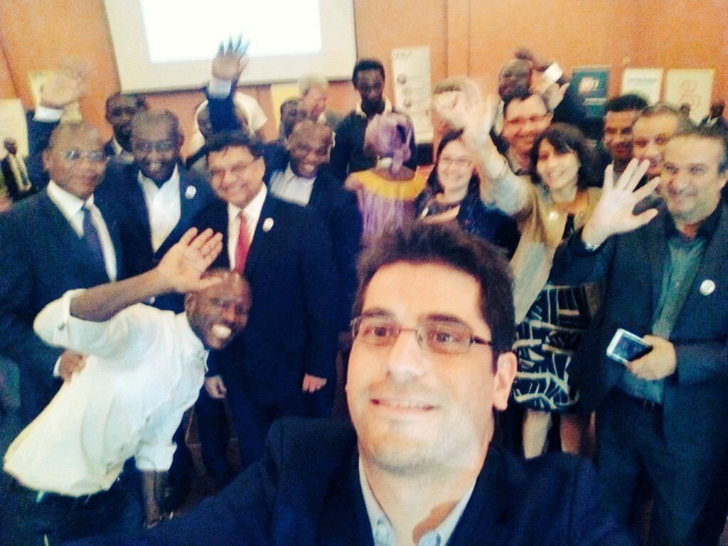 africawebfest's tweet photo. #RT @FabricePiofret  Le selfie officiel de la #Frenchtechabidjan cc @axellelemaire @yann_leguen #civ225 #FrenchTech https://t.co/jj2wDxJwGv