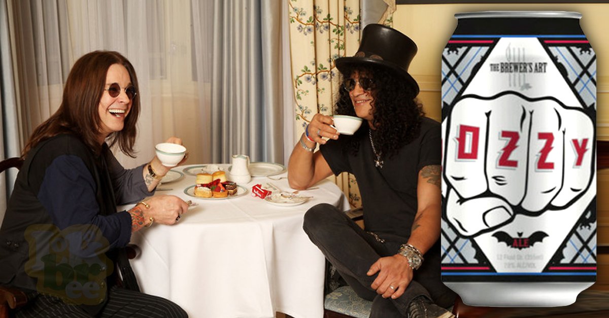 rockmastersbr's tweet photo. Apesar da #cerveja com seu nome,#OzzyOsbourne comemora aniversário tomando chá https://t.co/d09ZgMlzrT #Beazly #beer https://t.co/SPmYmUD81f