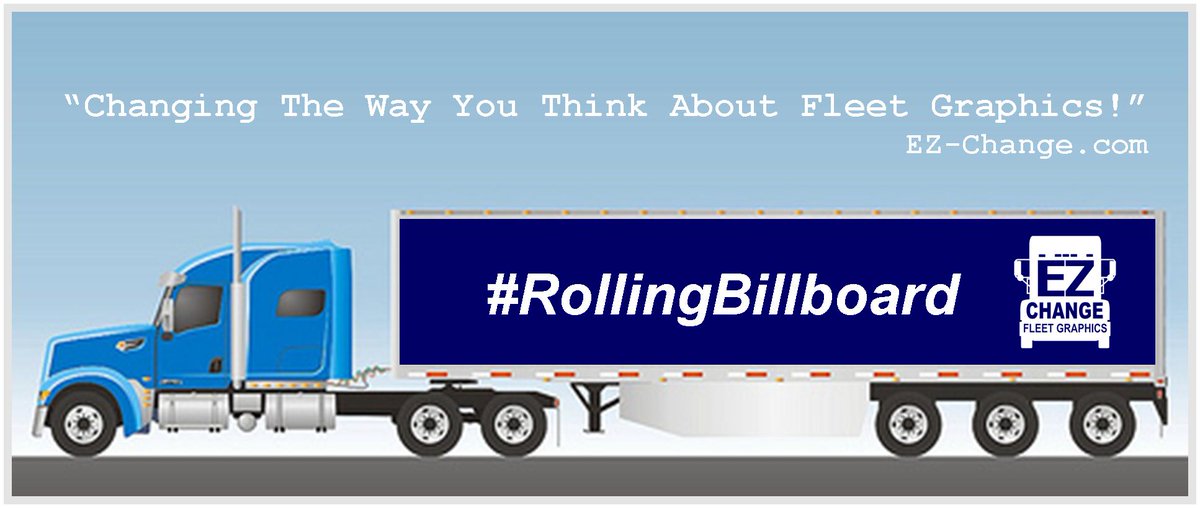 Turn your #fleetgraphics into #rollingbillboards @ ez-change.com