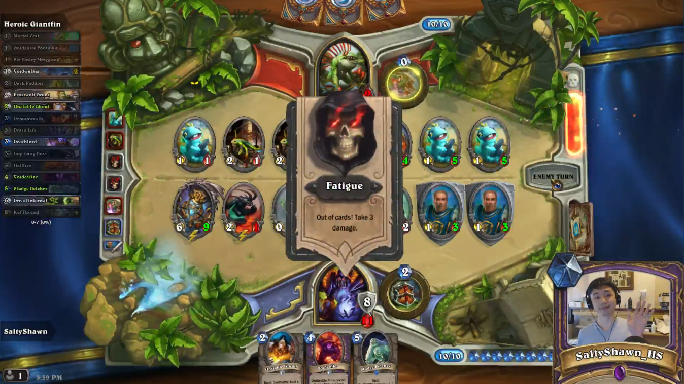 0 warrior dust deck DUST Giantfin 0 [Video] Vs Warlock HEROIC Challenge!