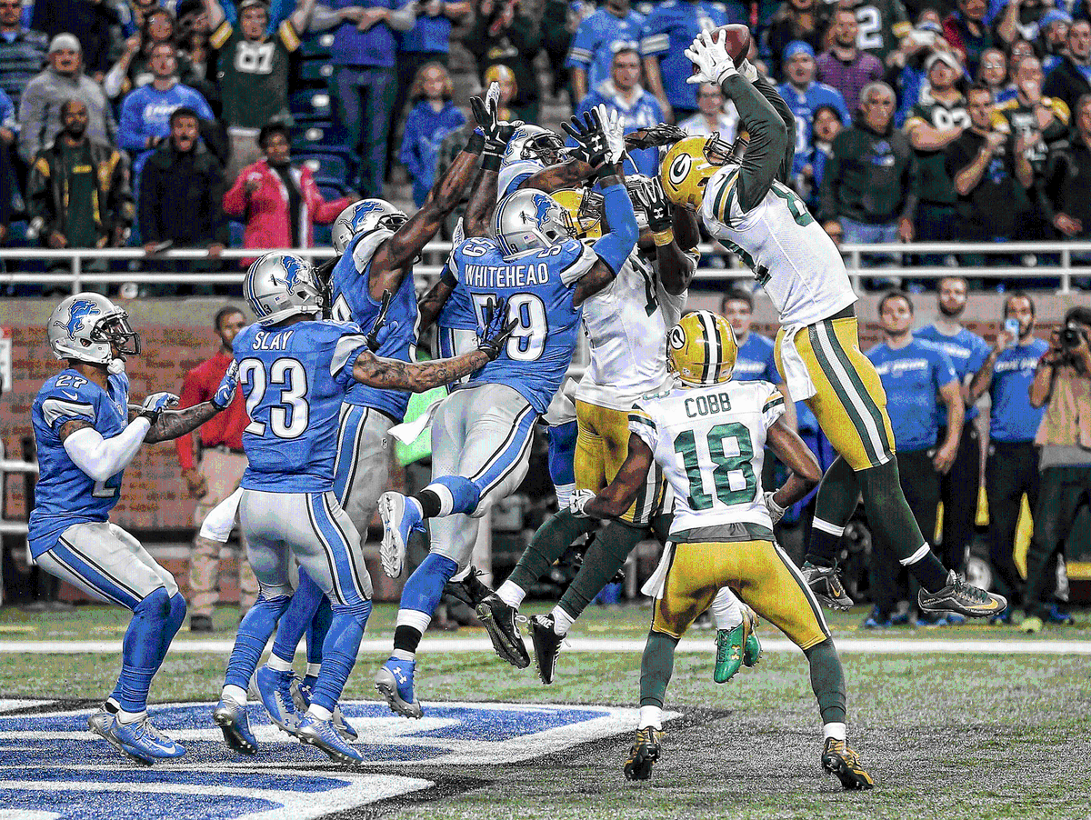 ESPNNFL's tweet photo. Richard Rodgers had more receiving yards on his walk-off touchdown than he had in any game in his career previously. https://t.co/ogazPj58nZ