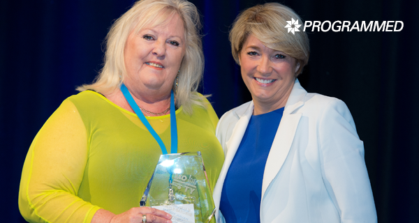 ProgrammedGroup's tweet photo. Congrats Mandy Julian from @RetireAustralia Carlyle Gardens Village for winning the National MOTY #RLS2015 https://t.co/P7yEtaGnlN