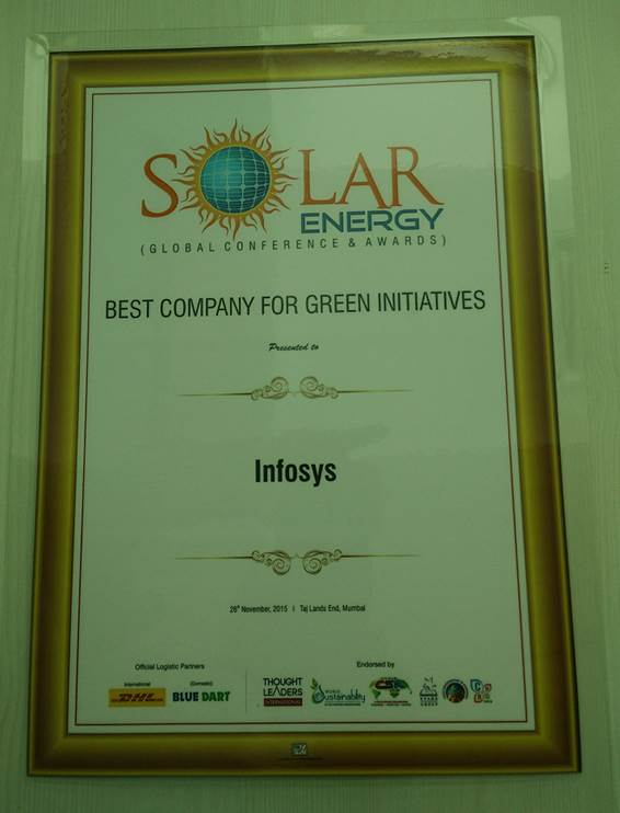 Hyd_Sez_Rocks's tweet photo. DC Recd Smart Green Office Award n Solar Energy Global Award💐..we are the best..☺#smartinfyhyd https://t.co/9DXX8A8EKI