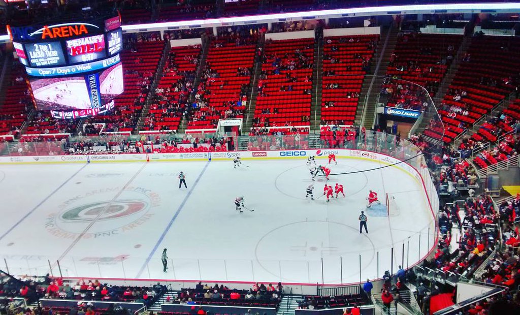 Empty Seats Galore On Twitter Announced Crowd Of 9 254 At PNC Arena Tonight Canes NHL Https 