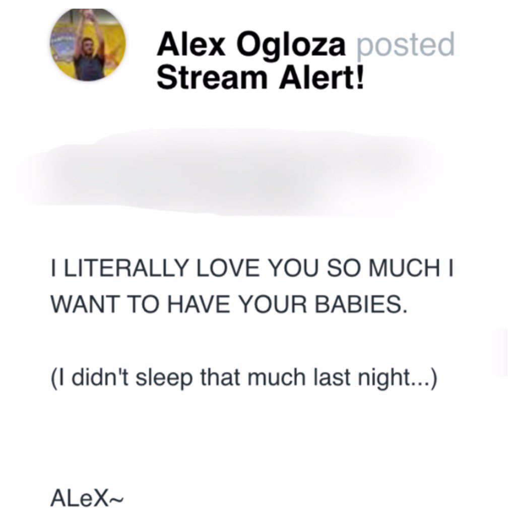 CuriousCleffa's tweet photo. When Alex wants to have my babies #PerksOfBeingAPatron for @AlexOgloza https://t.co/naqblRGs7S
