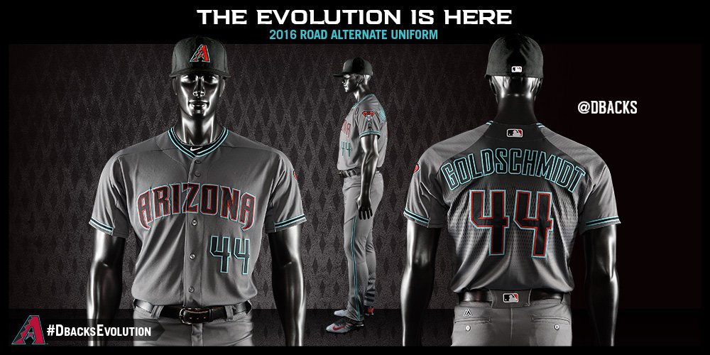 Arizona Diamondbacks on X: Sedona Red & Teal comes in gray