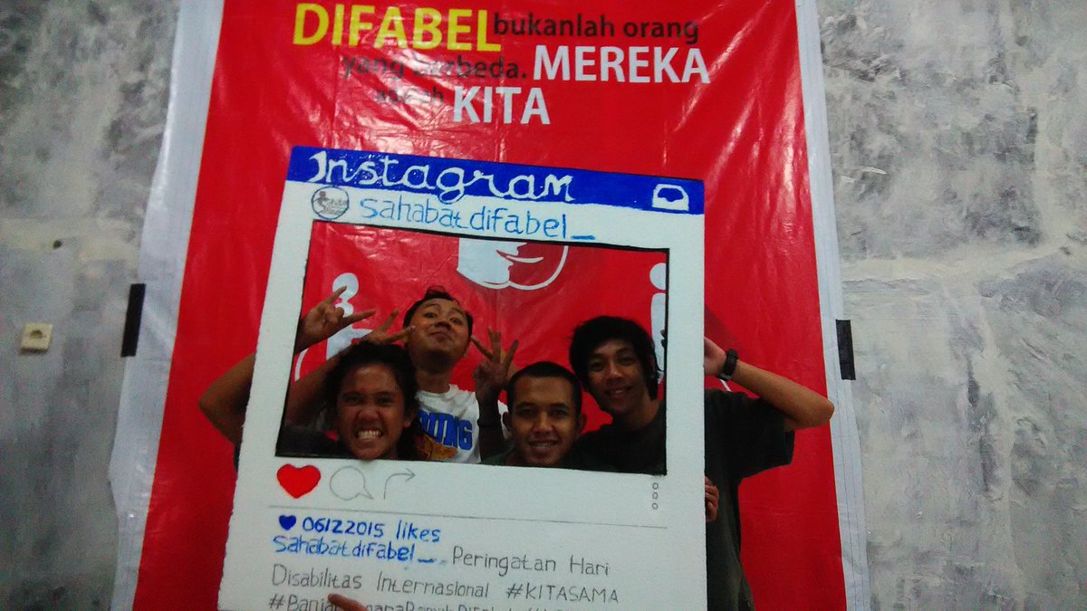 The Power Of Difabel, kamii siapp di garda depan !!! HDI 6 Des @alun2 bara #BanjarnegaraRamahDifabel
