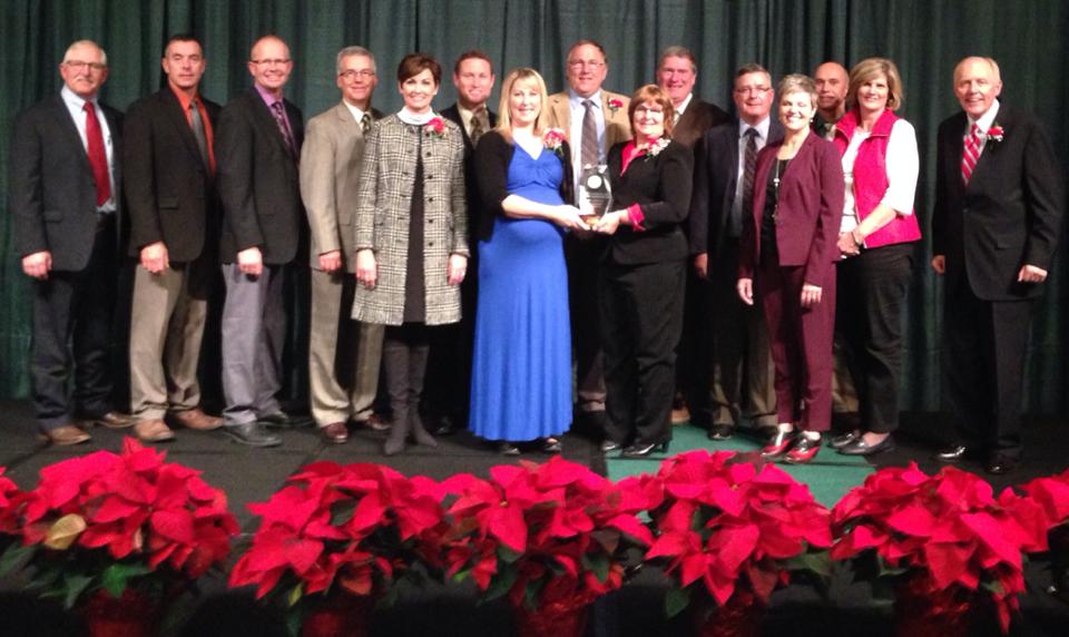 New Boulders Inn &amp; Suites and Travel Center developments at Holstein recognized with IADG Venture Award.  Congrats!!