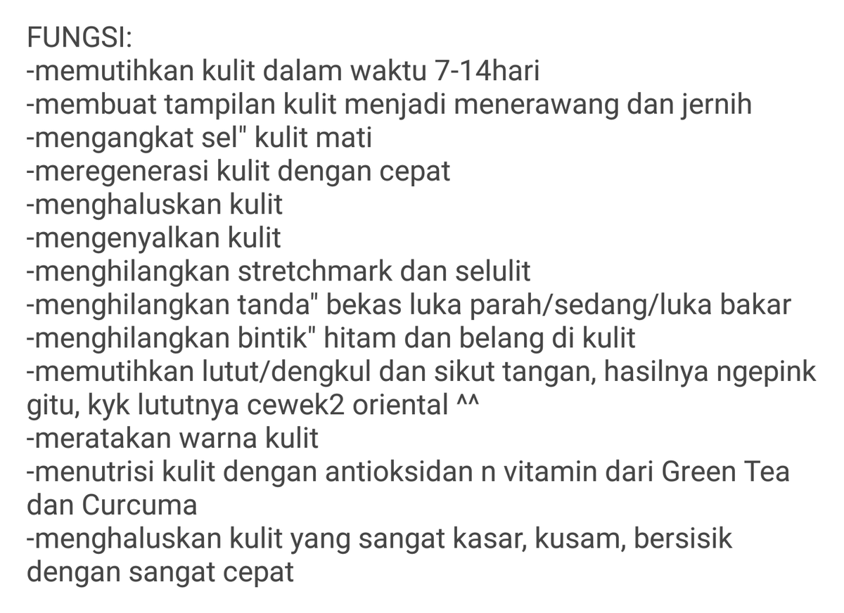 Melstuff_'s tweet image. Fungsi dari Sabun Pontina :