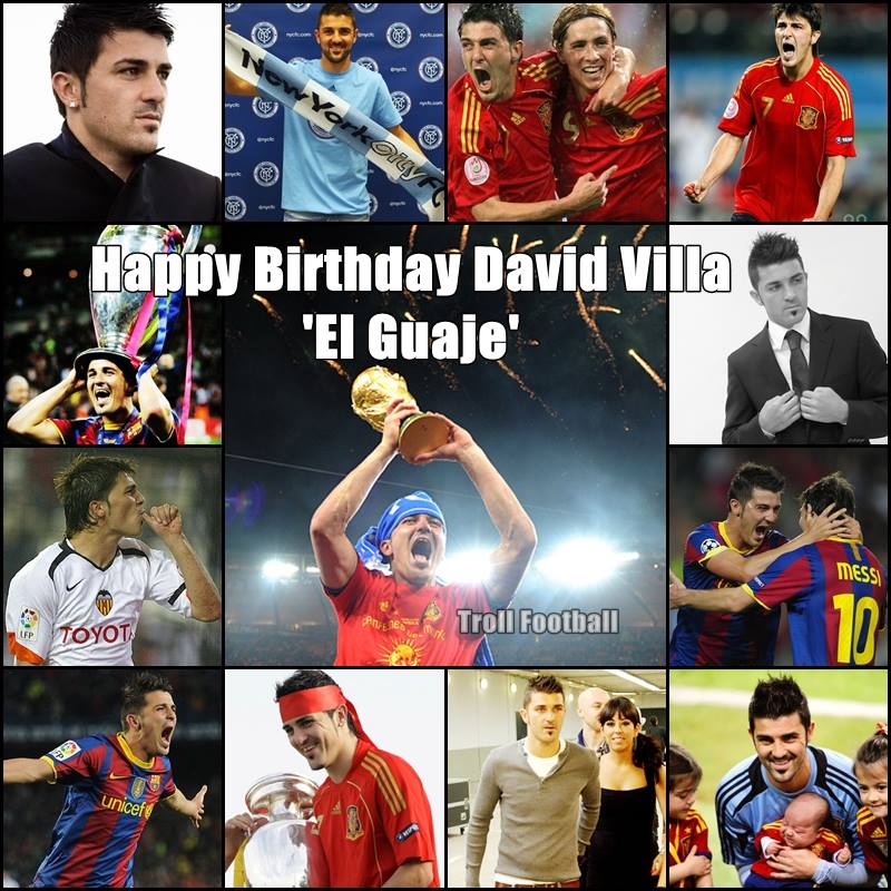 Happy Birthday David Villa Sánchez 