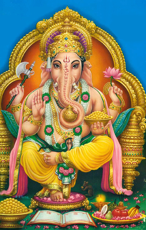 TweetsofKrishna's tweet photo. ॐ गणानां त्वा गणपतिं हवामहे
कविं कवीनामुपमश्रवस्तमम् ।
#RigVeda 2.23.2 
@TweetsofKrishna https://t.co/a4H1CdnN2g