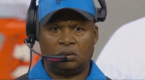 WillBrinson's tweet image. Can you even imagine Jim Caldwell&apos;s reaction to that loss?