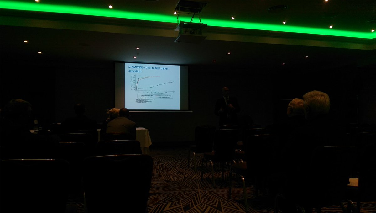 Urology_Fadi's tweet photo. Adding arms to clinical trials rather than establishing a whole new trial fastens research @Prof_Nick_James
#BAU15 https://t.co/iJmRQtguVL