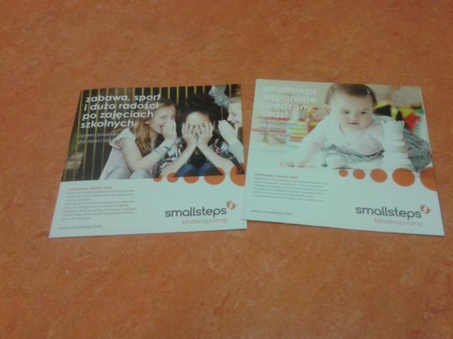 Onze Folders in het #pools binnen, erg blij mee! #smallstepskinderopvang