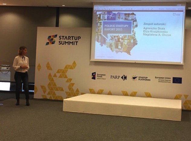 eliza_k's tweet photo. Dziś na radzie ds startupow przy #PARP podczas #StartupSummitPL @agaskala prezentowała wyniki raportu #techwawa https://t.co/GGVc51VSKu