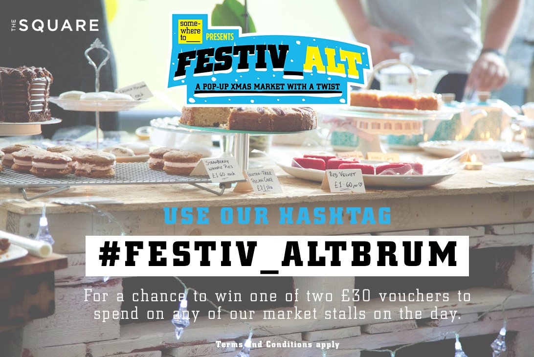 LoftBham's tweet photo. Use #FESTIV_ALTBrum to win a £30 voucher for tomorrows market! Join our event here https://t.co/exoDZ5lwzB https://t.co/NZNEHmX4mt