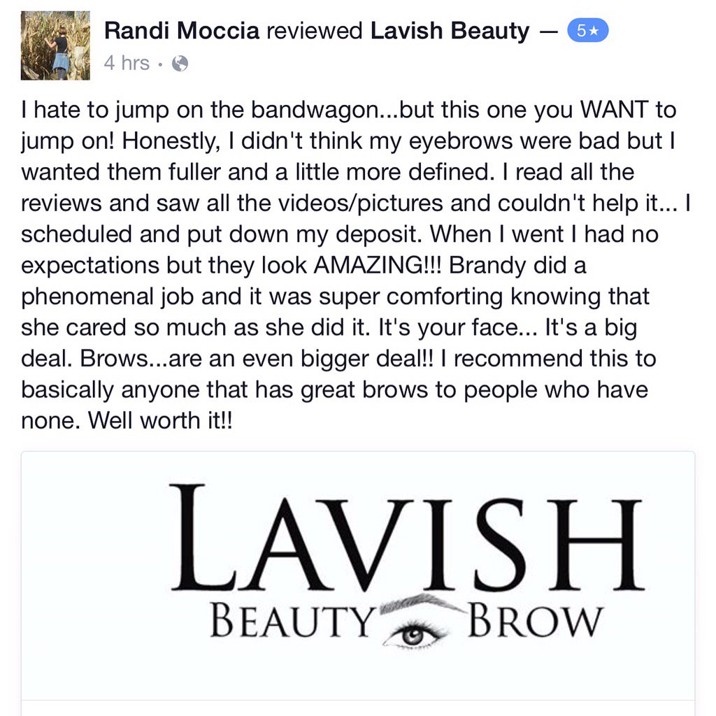 lavishbeautyus's tweet photo. Tons of reviews on our facebook page! /lavishbeautyandbrow 😍 https://t.co/bRthPRjvyw #microblading #3dbrow https://t.co/Xc4ZoGRzZr
