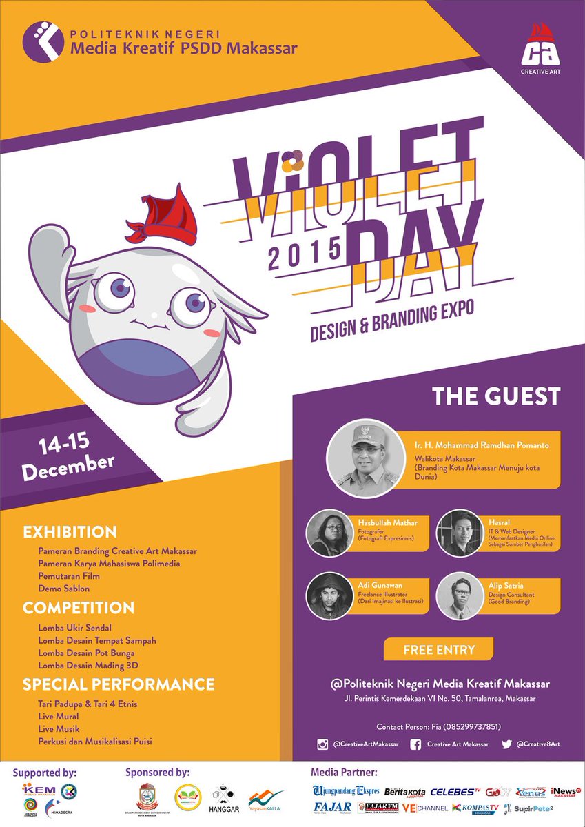 SupirPete2's tweet photo. Violet Day 2015 - Design &amp; Branding Expo. More info @creative8art https://t.co/VaxuY3cdaW
