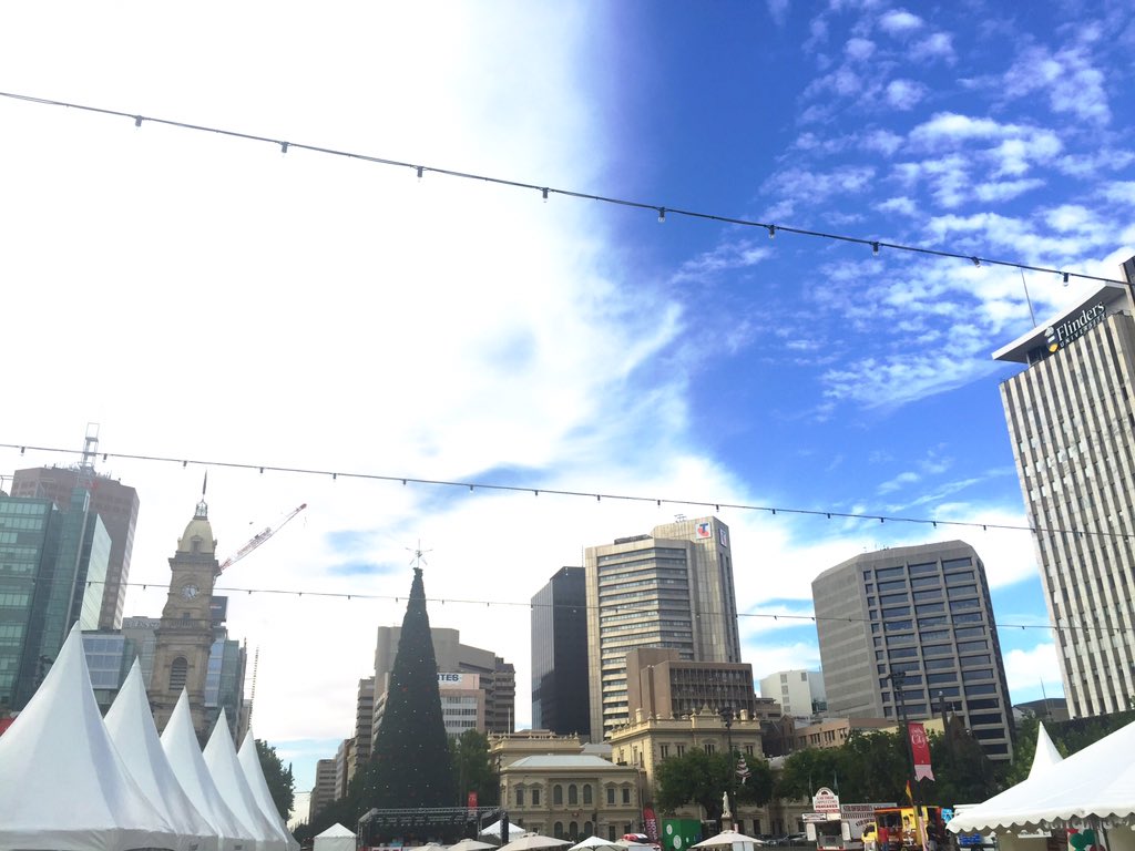 Adelaide's biggest Christmas tree will be lit at 8:00 tonight in Victoria Square!