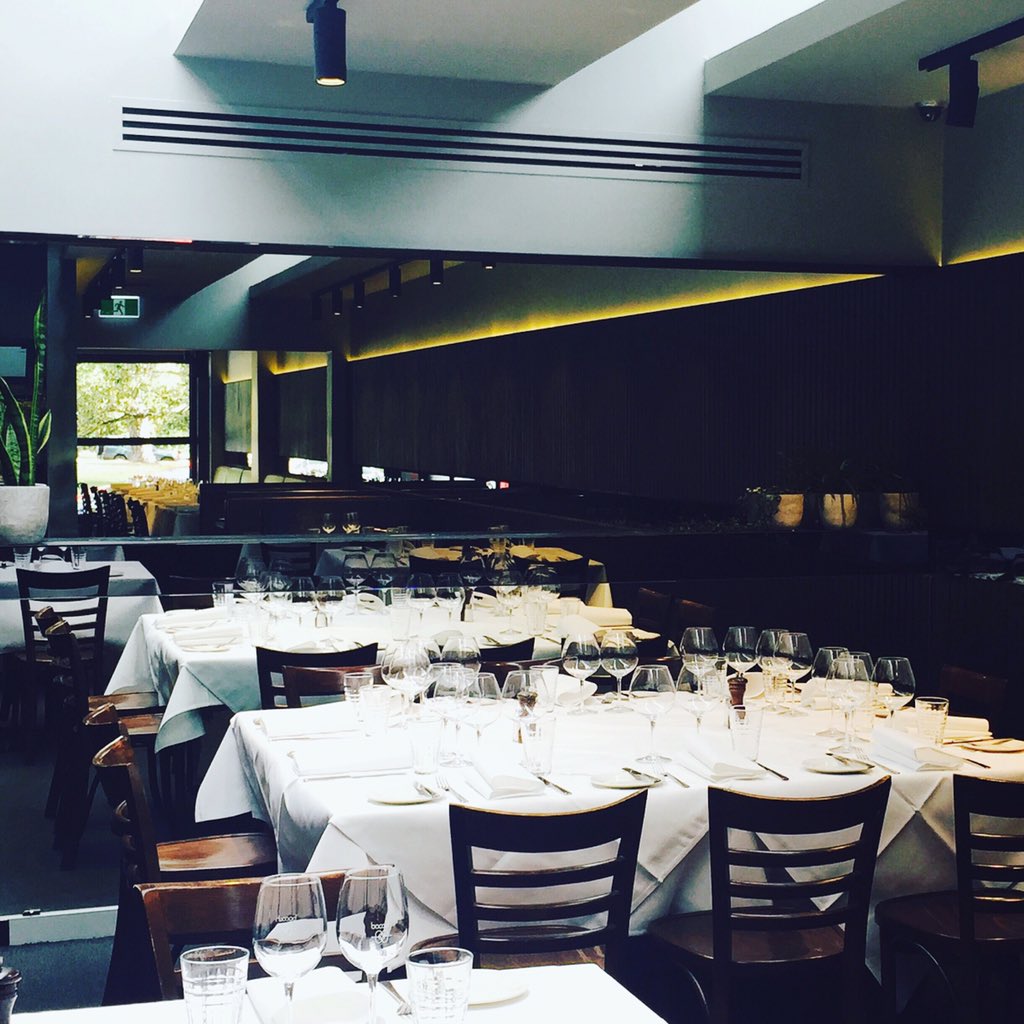 We bring the outside in with our mirrored dining room