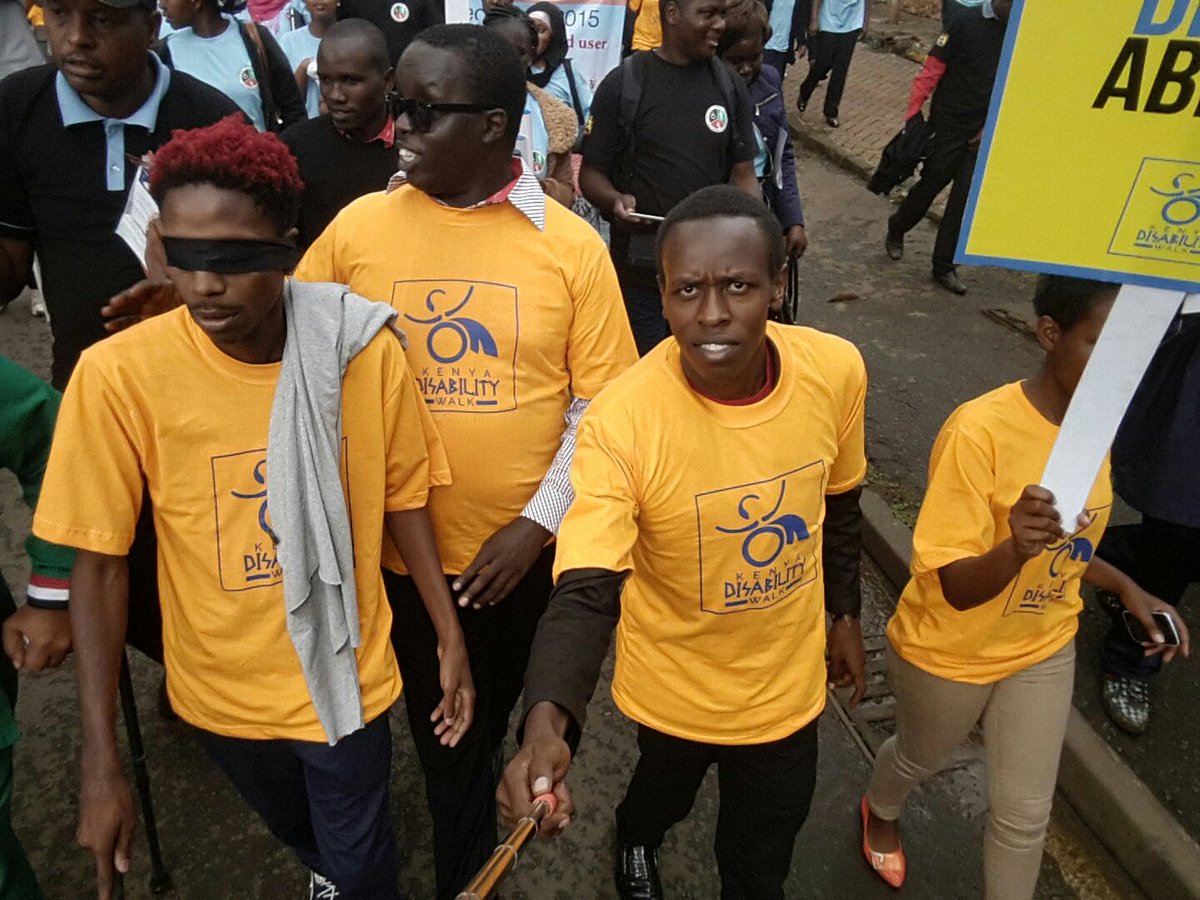 daddyowenmusic's tweet photo. @EricOmondikenya leading the way jana at the #KenyaDisabilityWalk https://t.co/45G0pVoIfj