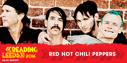 OfficialRandL's tweet photo. Your first #RandL16 headliner is @ChiliPeppers ❗❗❗ Weekend tickets: https://t.co/1VnlkCJPeT https://t.co/ZYhXEQndZp