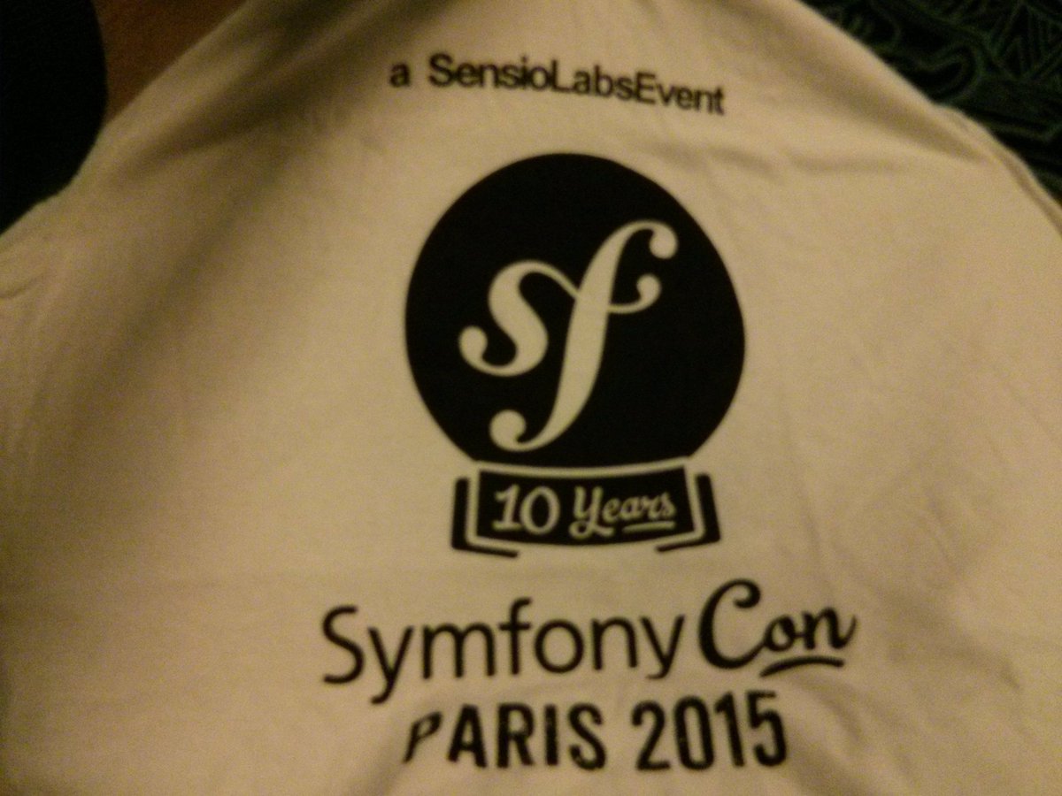 davidcorto's tweet photo. Ready for the day two at #SymfonyCon Here is my t-shirt! https://t.co/S81qQHygOa