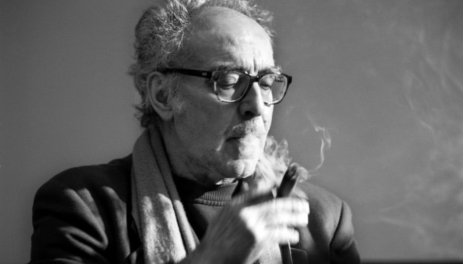 I missed it yesterday, but better late than never: Happy 85th birthday to the inimitable Jean-Luc Godard! 